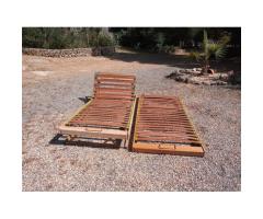 2 somieres de madera